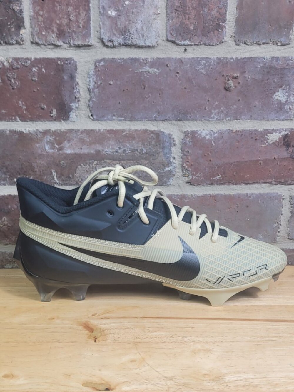 Nike Vapor Edge Elite 360 2 TB Black Team Gold FD5713-002 Football Cleat Sz 12.5